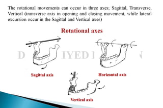 Mandibular movements