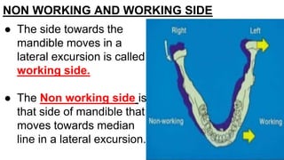 Mandibular movements in rpd | PPTX