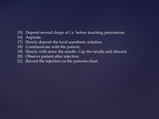 Mandibular block techniques | PPT