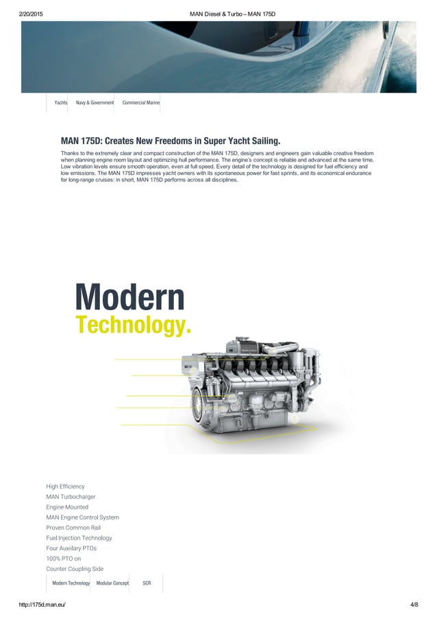 Man Engine 175 Man diesel & turbo – man 175 d | PDF