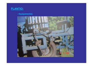 PLANTIO:
    - Equipamentos:
 