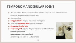 Temporal Compounding Mandibular movements and the envelope of motion | PPTX