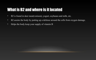 Vitamin b1 and b2 | PPT