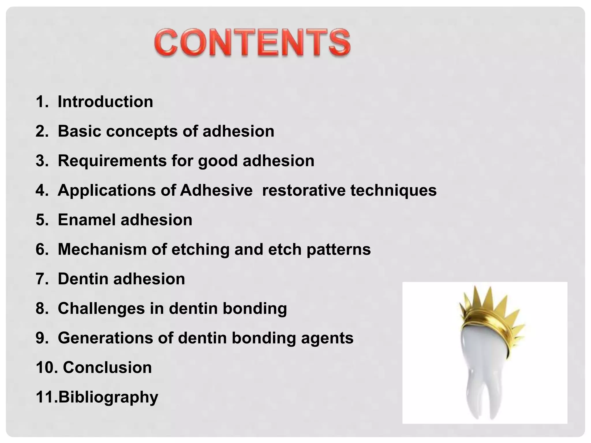 bonding to enamel & dentin PPT