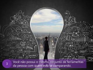 www.agendor.com.br
Você não possui o mesmo conjunto de ferramentas
da pessoa com quem está se comparando.
C
 
