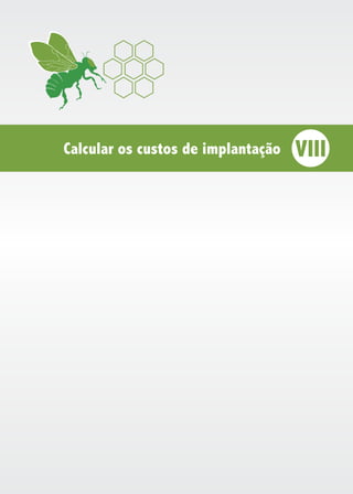 Calcular os custos de implantação VIII
 