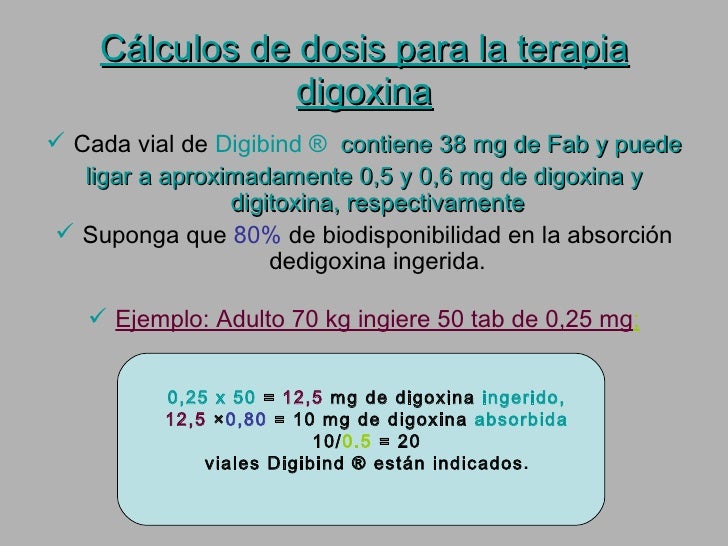 ANTIDOTO DE LA DIGOXINA EPUB ANTIDOTO DE LA DIGOXINA EPUB