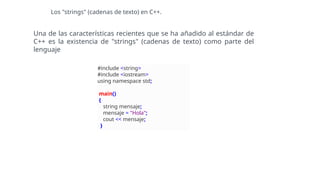 Uso, caracteristicas, sintaxis y ejemplos de c++ | PPTX