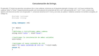 Uso, caracteristicas, sintaxis y ejemplos de c++ | PPTX