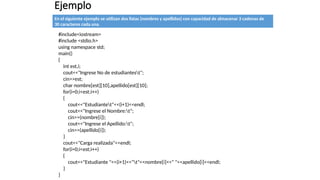 Uso, caracteristicas, sintaxis y ejemplos de c++ | PPTX