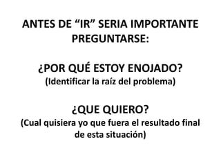 ES BUENO TENER LA CAPACIDAD DE ENOJARSE.  PERO NO ESTAMOS HECHOS PARA VIVIR EN UN ESTADO DE IRA CONTINUO.