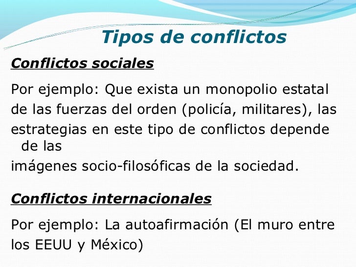Manejo de conflictos