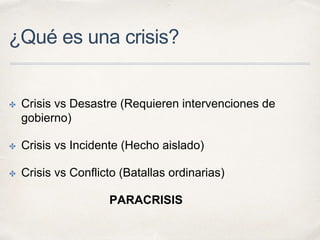 Crisis Vs Issue ManejoDeCrisis | PPTX
