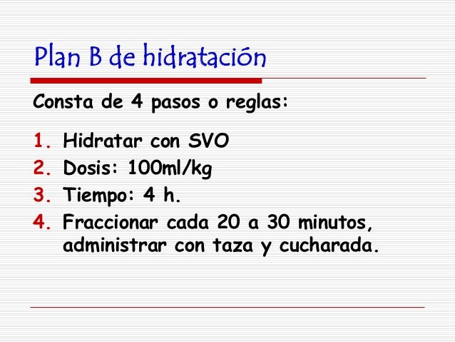 Manejo de diarrea y deshidratación Manejo de diarrea y deshidratación