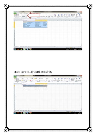 LECC 16 FORMATOS DE FUENTES.
 