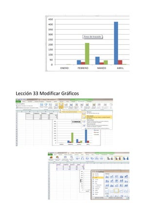 Lección 33 Modificar Gráficos
 