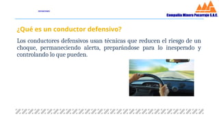 MANEJO DEFENSIVO Y TRANSPORTE PRESONAL UMP | PPTX