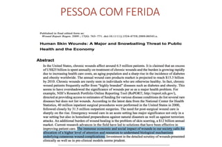 PESSOA COM FERIDA
 