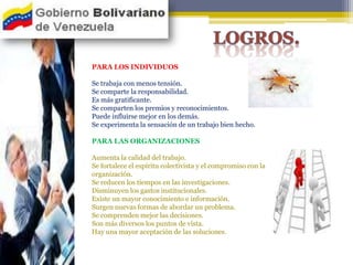 Responsabilidad individual y colectiva.