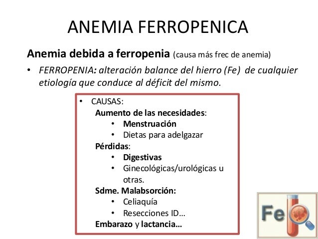 Manejo de la anemia en atención primaria