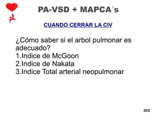 Manejo de la atresia pulmonar con civ y mapcas | PPTX