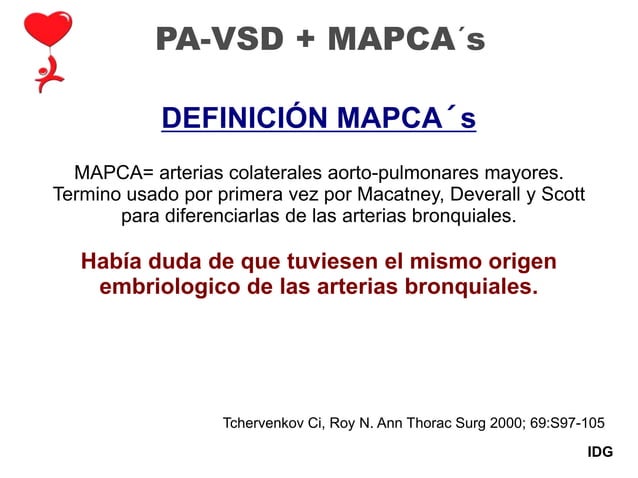 Manejo de la atresia pulmonar con civ y mapcas | PPTX