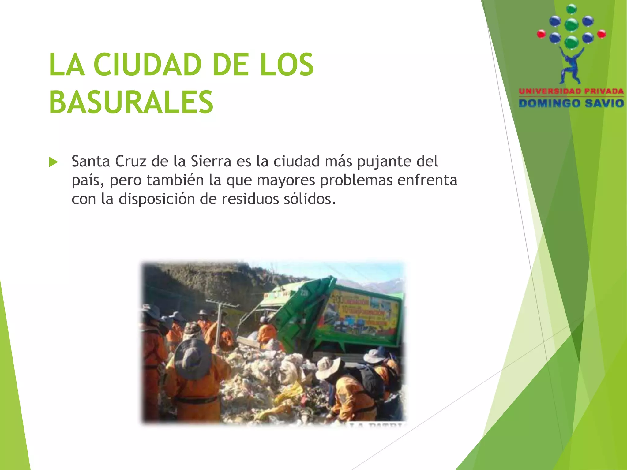 Manejo de la basura en Santa Cruz | PPTX