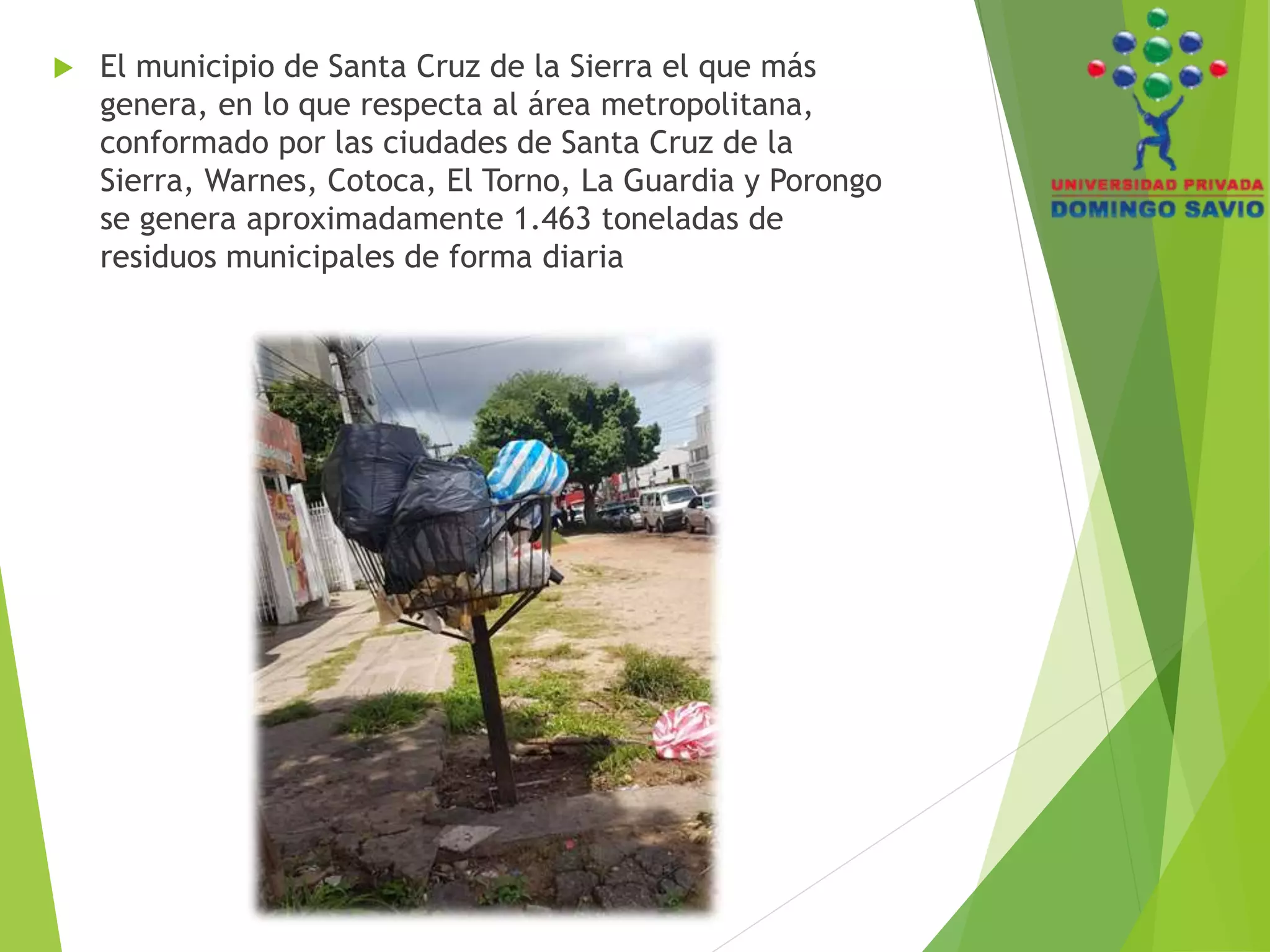 Manejo de la basura en Santa Cruz | PPT