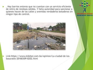 Manejo de la basura en Santa Cruz | PPTX