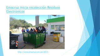 Manejo de la basura en santa cruz | PPTX