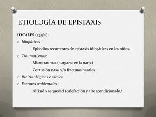 (2012-03-06)Manejo de la epístaxis en Atencion Primaria.ppt