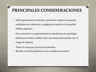 (2012-03-06)Manejo de la epístaxis en Atencion Primaria.ppt