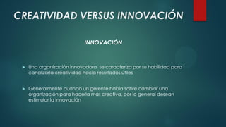Manejo del cambio y la innovacion | PDF