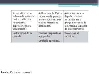 Fuente: (Arbor Acres,2009)
 