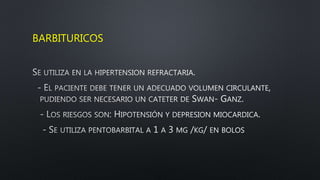 BARBITURICOS
 