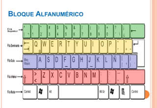 BLOQUE ALFANUMÉRICO
 