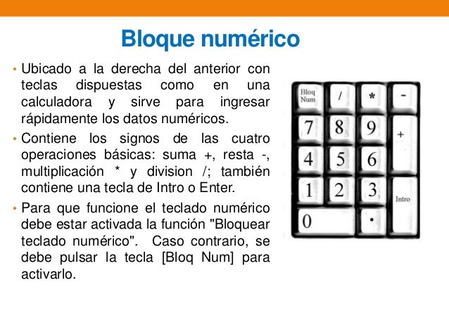 Manejo del teclado
