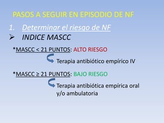 Manejo de neutropenia febril en onco-hematología | PDF