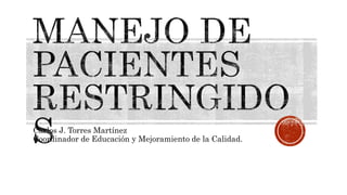 Carlos J. Torres Martínez
Coordinador de Educación y Mejoramiento de la Calidad.
 