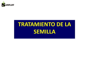 TRATAMIENTO DE LA
SEMILLA
 