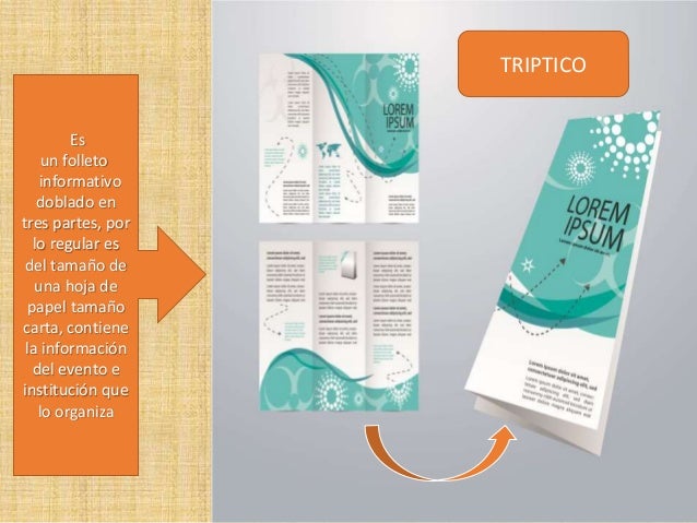 Como hacer un Triptico
