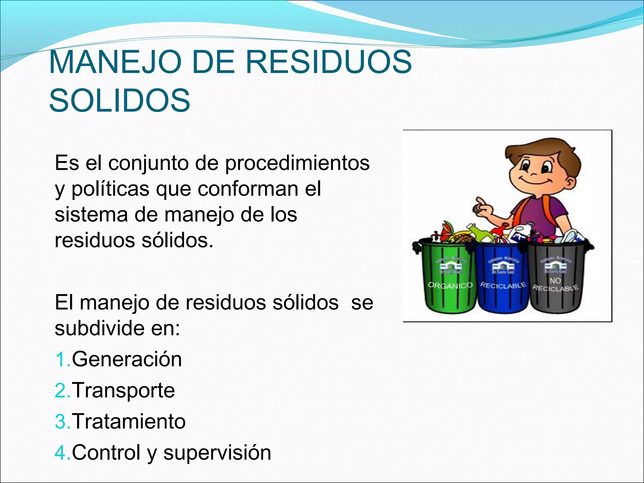 Manejo de residuos solidos | PPT