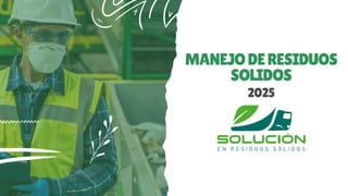 manejo de residuos solidos y cuidado del medio ambiente | PDF