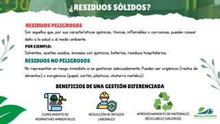 manejo de residuos solidos y cuidado del medio ambiente | PDF