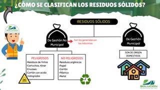 manejo de residuos solidos y cuidado del medio ambiente | PDF