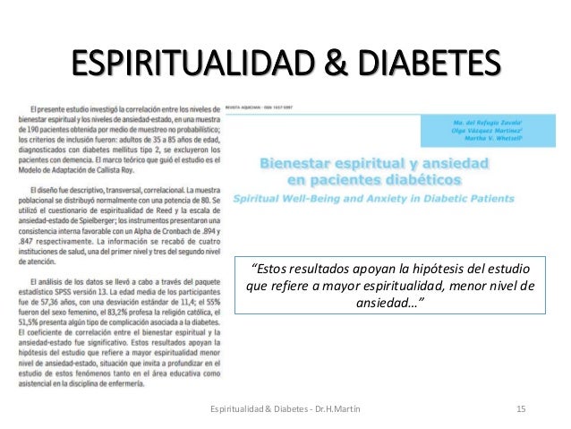 Manejo espiritual de la diabetes Manejo espiritual de la diabetes