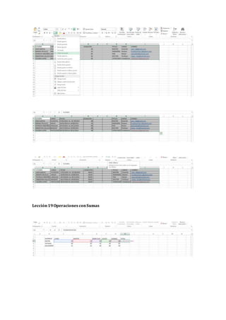 Lección19OperacionesconSumas
 