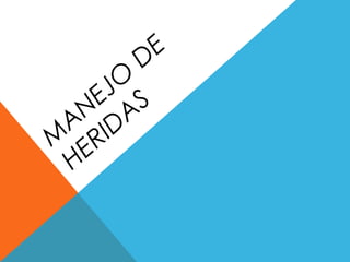 M
ANEJO
DE
HERIDAS
 