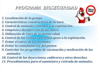 PROGRAMA BIOSEGURIDADPROGRAMA BIOSEGURIDAD
 