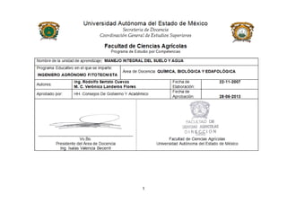 Universidad Autónoma del Estado de México
Secretaria de Docencia
Coordinación General de Estudios Superiores
Programa Institucional de Innovación Curricular
1
 
